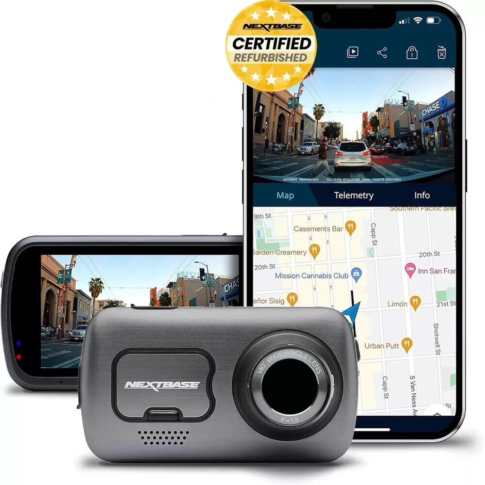 Nextbase 622GW Dash Cam 3" True 4k Ultra High-Definition Touch Screen Car Dash